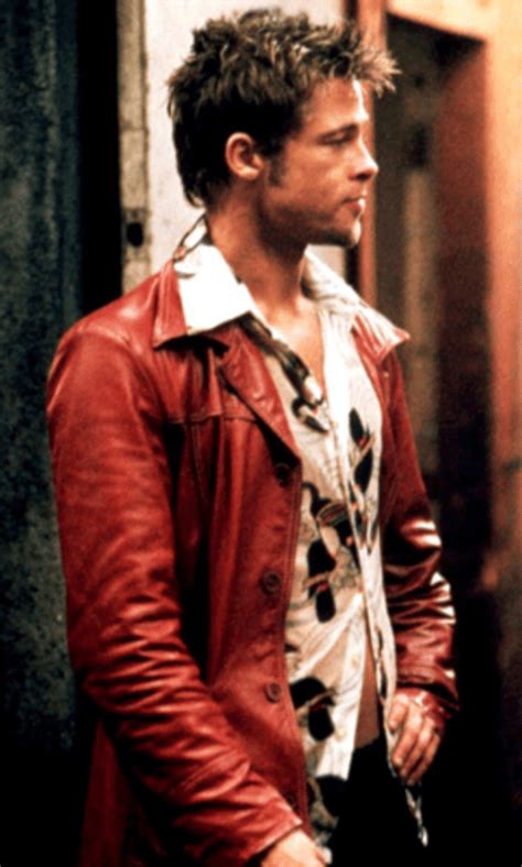 Tyler Durden's Rust Red Leather Jacket » BAMF Style