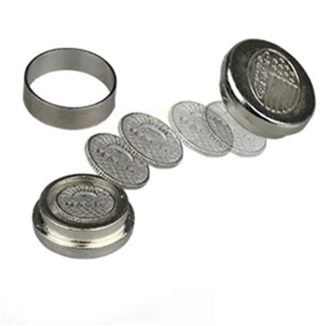 1set Magic Dynamic Coins Metal Alloy Illusion Coin Magic Tricks ...