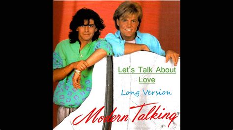 Modern Talking - Let's Talk About Love Long version - YouTube