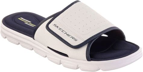 Skechers Sport Wind Slide Swell Sandal White Size: 5.5 UK: Amazon.co.uk ...