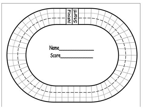 Race Track Printable