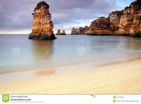 Portugal: Dona Ana Beach in Lagos Stock Photo - Image of portugal, erosion: 31612366