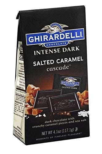 Ghirardelli Salted Caramel Cascade Intense Dark Squares Bag, (Pack of 6) | Pricepulse