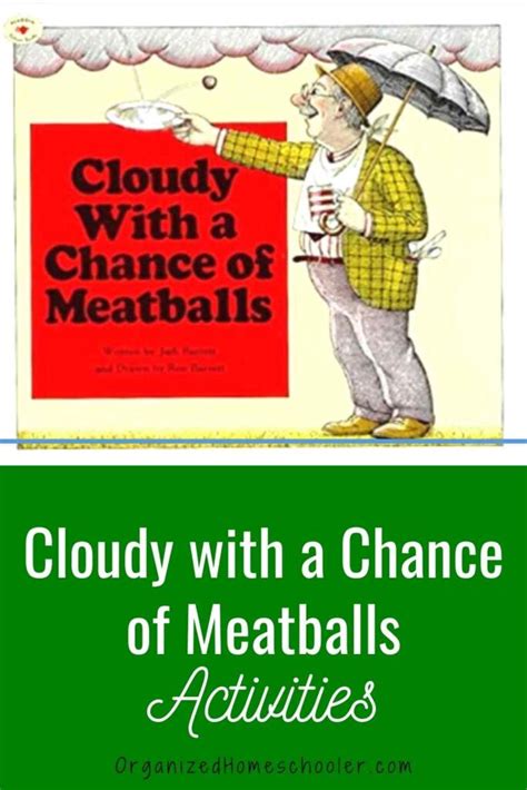 Cloudy with a Chance of Meatballs Lesson Activities ~ The Organized ...