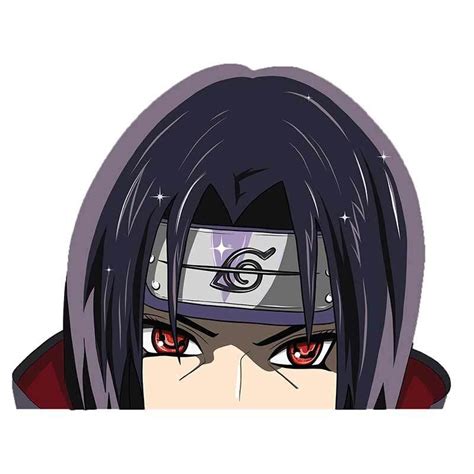 Naruto 'Itachi | Double Tomoe Sharingan Eyes | 2.0' Vinyl Car Peeker ...