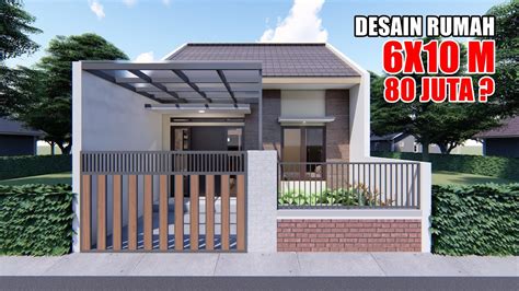 Desain Rumah Minimalis 6X10 - Desain Rumah Minimalis Modern Dengan Luas ...