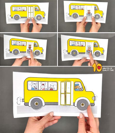 The Wheels on the Bus Craft – 10 Minutes of Quality Time