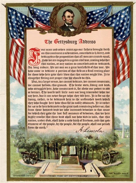 Text of Abraham Lincoln's Gettysburg Address (1863) - Click Americana ...