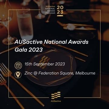 AUSactive National Awards Gala 2023 - AUSactive