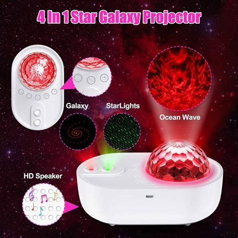 Starry Night Light Projector with Bluetooth Speaker - Lighting4Home