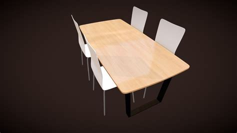 Modern Table - Download Free 3D model by khanhnguyen1189 [3ea6321] - Sketchfab