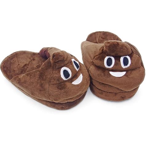 Kids Emoji Poop Slipper, Medium Size 2-3 - Walmart.com