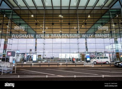 Main Building, Terminal 1, BER Airport, Berlin-Brandenburg, Germany ...