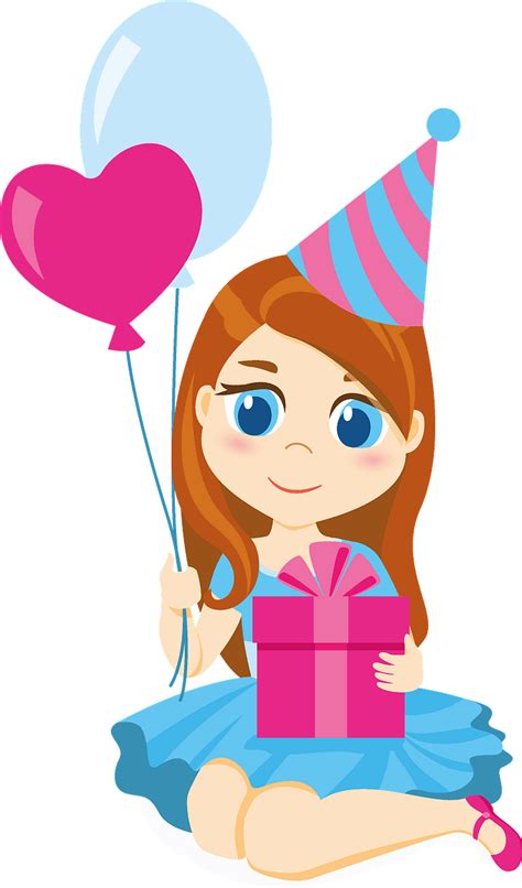 Happy Birthday Girl Png Clip Art Library - vrogue.co