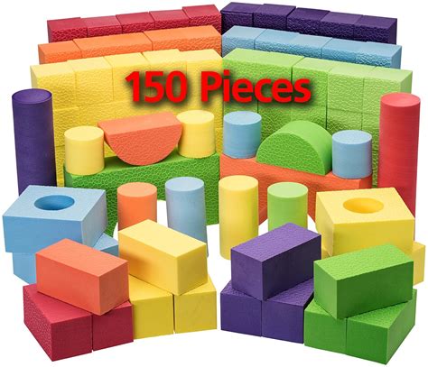 Best 12 Piece 55 Soft Foam Building Blocks - Simple Home