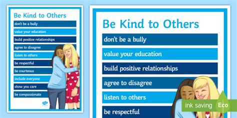 Be Kind to Others A2 Display Poster (teacher made)