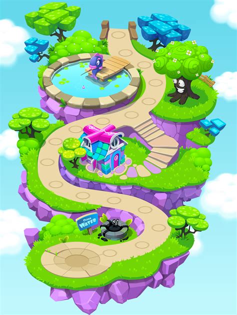 Game map on Behance