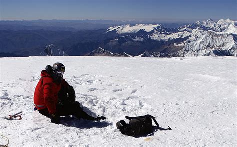 Huascaran (6,768m), Cordillera Blanca, Peru, Summit Panorama