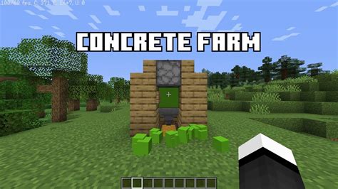 Easiest Concrete Farm In Minecraft (10,000 per hour) - YouTube