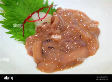 Ika No Shiokara (Salted Squid Guts), Japanese Cuisine Stock Photo: 139849492 - Alamy