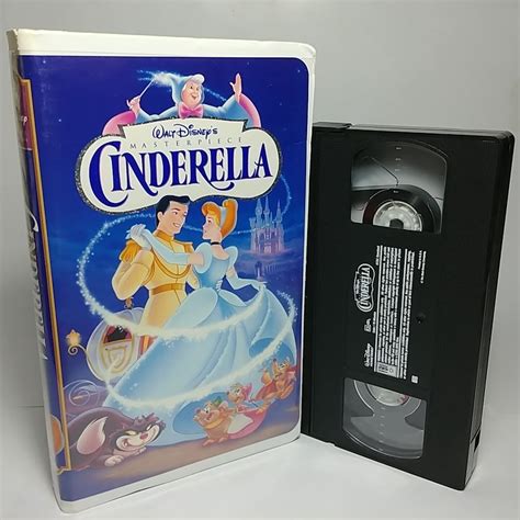 Cinderella Masterpiece Walt Disney's VHS Tape 1995 Very Clean And Original | Vhs movie, Disney ...