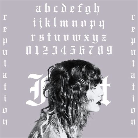 Taylor Swift - Reputation font (READ) by bunny-425 on DeviantArt