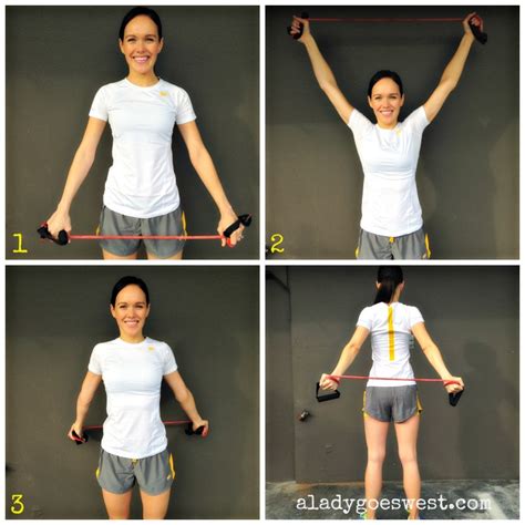 Shoulder mobility exercise via A Lady Goes West - A Lady Goes West