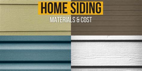 Home Siding Materials & Costs