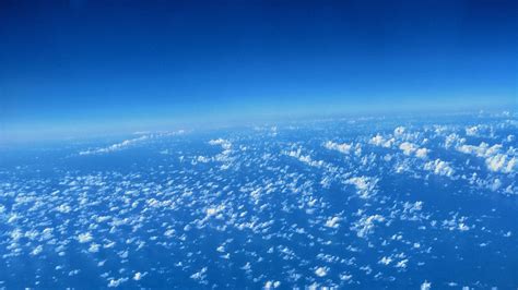 clouds, atmosphere, troposphere, height, above clouds, horizon, 4k HD Wallpaper