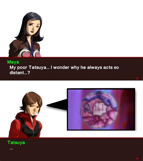 Tatsuya and Maya's dynamic in Eternal Punishment : PERSoNA