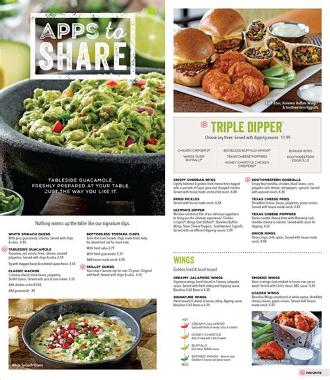 Chili's Restaurant Menu Design :: Behance