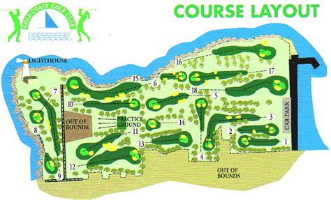 Map & Course Layout of GoldCoast Golf Club | Golf clubs, Golf courses, Golf