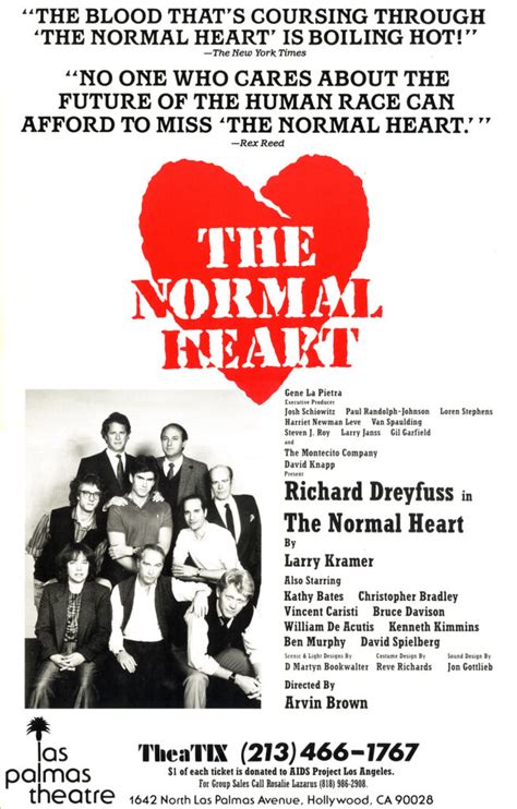 NORMAL HEART, THE (1985) Theatre poster | WalterFilm