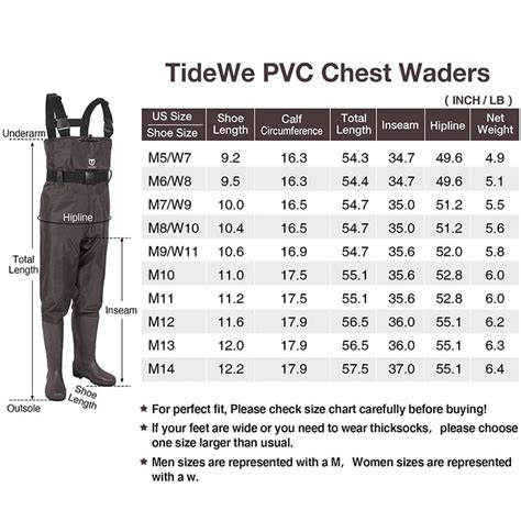 Fishing Chest Waders with Bootfoot | PVC Wader - TideWe