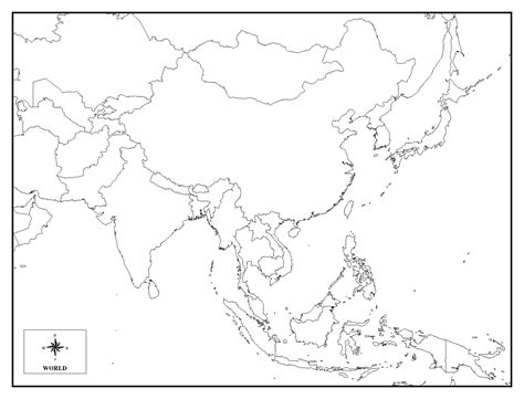 Asia Map Sketch At Paintingvalley Com Explore Collect - vrogue.co