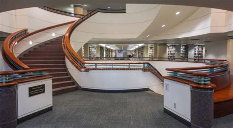 University of Oregon Knight Library Interior, Eugene, Oregon Editorial Photo - Image of ...