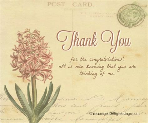 Thank You Messages for the Congratulations - 365greetings.com