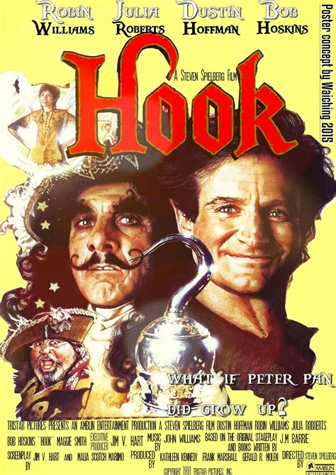 Hook (1991) movie poster design by me (Waiching) | Rory calhoun ...