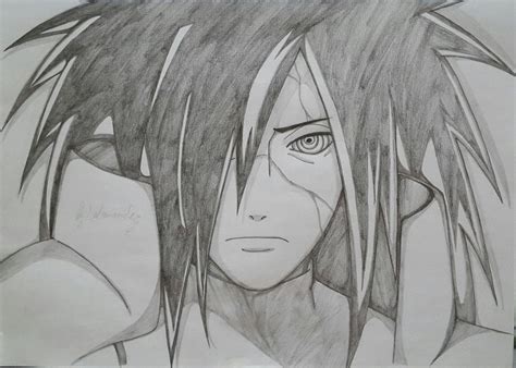 Madara Drawing In Pencil