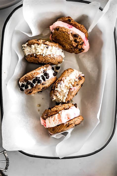 Vegan Ice Cream Sandwiches | Paleo | Gluten-Free