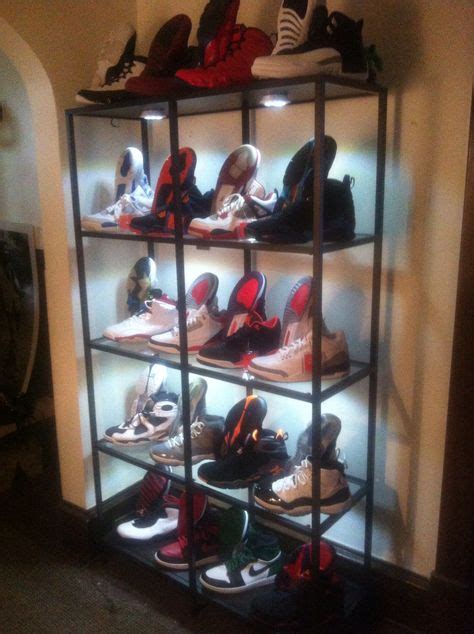 air-jordan-display-case.jpg (592×444) | Sneakers | Pinterest | Room ...