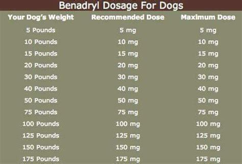 In case of bee/wasp stings or other allergic reactions | Dog benadryl, Benadryl for dogs dosage ...