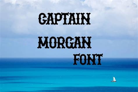 Captain Morgan Font Free Download