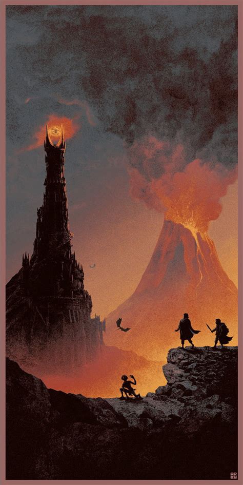 Check Out Matt Ferguson's Epic 'Lord of the Rings' Trilogy Prints ...