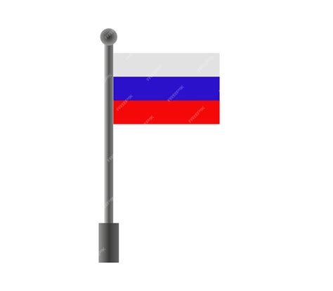 Premium Vector | Russian flag