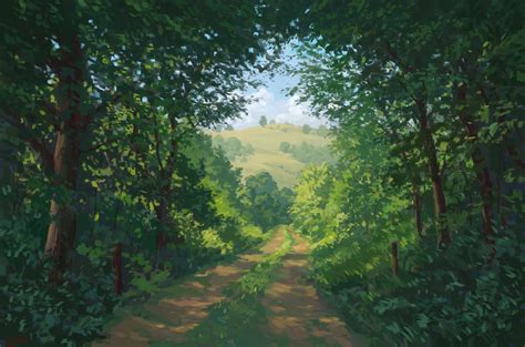 ArtStation - Country road