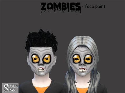 The Sims Resource - Zombie - Face paint