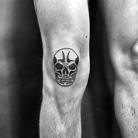 40 Simple Skull Tattoos For Men - Bone Ink Design Ideas