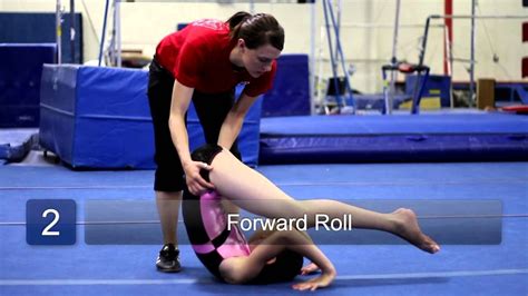 How to Do Forward Rolls in Beginner Gymnastics : Beginning Gymnastics | Gymnastics, Gymnastics ...