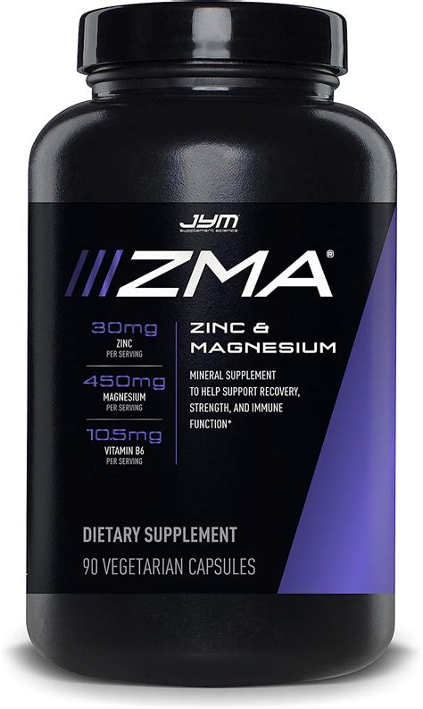 JYM Supplement Science ZMA Capsules, Pack of 90 - BigaMart